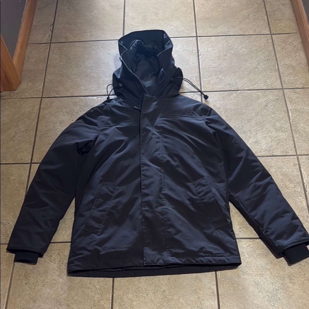Canada Goose Men's Black Hooded Jacket